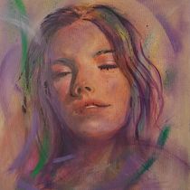 Mijn project van de cursus: Experimenteel portretteren: combineer olie, acryl en verfspray. Fine Arts, Painting, Acr, lic Painting, and Oil Painting project by Suzy Nuyts - 04.04.2022