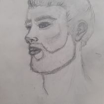 Il mio progetto del corso: Ritratto su blocco da disegno: esplora il volto umano. Un proyecto de Bocetado, Dibujo, Dibujo de Retrato, Dibujo artístico y Sketchbook de Domenica Morabito - 04.04.2022