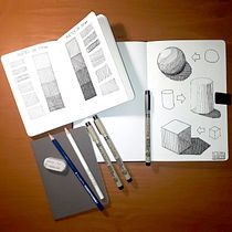 Mis comienzos de crosshatching en el cuaderno de bocetos. Ilustração tradicional, Esboçado, Desenho, Sketchbook e Ilustração com tinta projeto de Carlos Aguilar - 04.04.2022