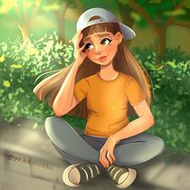 My project for course: Female Cartoon Character Design with Procreate. Traditional illustration, Digital Illustration, and Digital Drawing project by Julia Kobzar - 04.03.2022