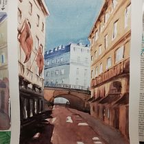 Mi Proyecto del curso: Representación arquitectónica en acuarela. Un projet de Illustration traditionnelle, Esquisse , Dessin, Aquarelle, Illustration architecturale , et Carnet de croquis de eperez90 - 04.04.2022