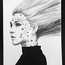 Mi Proyecto del curso: Retrato realista con bolígrafo. Ilustração tradicional, Desenho, Desenho de retrato, Desenho realista, e Desenho artístico projeto de Ana Fabre - 04.04.2022