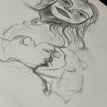 Mi Proyecto del curso: Sketchbook de retrato: explora el rostro humano. Sketching, Drawing, Portrait Drawing, Artistic Drawing, and Sketchbook project by Edgar Ruiz perez - 04.04.2022