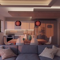 Mi Proyecto del curso: Render de interiores con SketchUp y V-Ray Next. Projekt z dziedziny  Architektura, Architektura wnętrz, Architektura c, frowa i Wizualizacja architektoniczna użytkownika ian.zueck27 - 04.04.2022