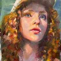 My project for course: Contemporary Oil Portraiture. Traditional illustration, Fine Arts, Painting, and Oil Painting project by Cindy MacDonald - 04.05.2022