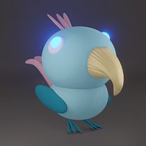 Il mio progetto del corso: Creazione di personaggi kawaii in 3D con Blender. Een project van Traditionele illustratie, Ontwerp van personages, Digitale illustratie,  3D-modellering y Manga van victorblan - 05.04.2022