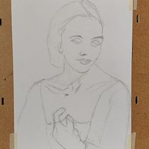 Il mio progetto del corso: Ritratto classico: il metodo rinascimentale. Fine Arts, Sketching, Drawing, Portrait Drawing, Realistic Drawing, and Artistic Drawing project by Fabio Coluccia - 04.05.2022