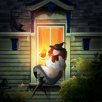 Mi Proyecto del curso: Ilustración digital cinematográfica con Photoshop. Traditional illustration, Digital Illustration, and Concept Art project by brenbrencascas - 04.06.2022