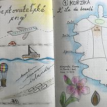 My project for course: Introduction to Illustrated Bullet Journaling. Projekt z dziedziny Trad, c, jna ilustracja, Craft, T, pografia,  R, sunek, R, sunek botaniczn, DIY,  Pismo dekorac i jne użytkownika Janka Minekova - 06.04.2022