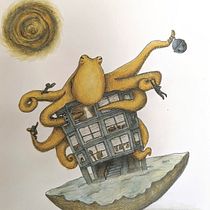 My project for course: Illustrated Stories: From Idea to Paper. Traditional illustration, Fine Arts, Painting, Pencil Drawing, Drawing, Watercolor Painting, Children's Illustration, and Narrative project by iris_benyair - 04.06.2022