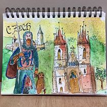 My Project. Traditional illustration, Sketching, Creativit, Drawing, Watercolor Painting, and Sketchbook project by tuckamore - 04.06.2022