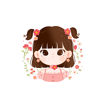 Meu projeto do curso: Retrato ilustrado com elementos botânicos. Un progetto di Illustrazione tradizionale, Illustrazione digitale, Illustrazione botanica e Disegno digitale di Ane - 05.04.2022