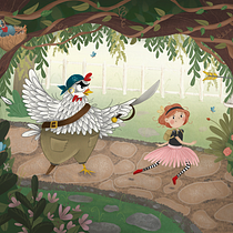 My project for course: Creating Characters for Children's Stories with Procreate. Traditional illustration, Character Design, Digital Illustration, Children's Illustration, and Digital Drawing project by Denise Champagne Sam - 09.08.2022