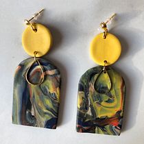 Mon projet du cours : Création de bijoux en argile polymère pour débutants. Un progetto di Design di accessori, Artigianato, Design di gioielli e DIY di marine_kervendal - 06.04.2022