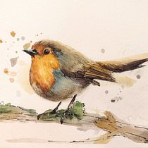 Mi Proyecto del curso: Acuarela artística para ilustración de aves. Traditional illustration, Watercolor Painting, Realistic Drawing, and Naturalistic Illustration project by Cristopher Ibacache Tiznado - 04.07.2022