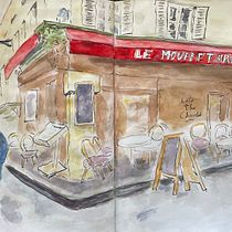 My project for course: Architectural Sketching with Watercolor and Ink. Sketching, Drawing, Watercolor Painting, Architectural Illustration, Sketchbook & Ink Illustration project by kbulllyon - 04.07.2022