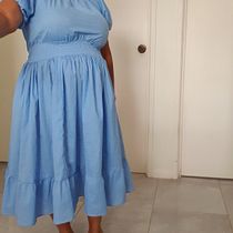 My project for course: Dressmaking: Draft and Sew a Shirred Dress. Un projet de Artisanat, St, lisme, Couture, DIY , et Confection de patrons et vêtements de Nancy Abo - 07.04.2022