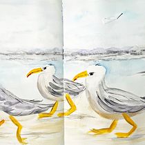 My project for course: Creative Watercolor Sketching for Beginners. Traditional illustration, Sketching, Creativit, Drawing, Watercolor Painting, and Sketchbook project by Barbara Insalaco - 04.05.2022