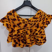 Meu projeto do curso: Técnicas de crochê para criar roupas coloridas. Fashion Design, Fiber Arts, DIY, and Textile Design project by Waldeny Gonçalves - 04.07.2022
