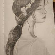 Mój projekt z kursu: Szkicowanie portretów: odkrywaj ludzką twarz. Sketching, Drawing, Portrait Drawing, Artistic Drawing, and Sketchbook project by Mariola Marzewska - 04.07.2022
