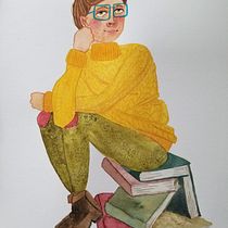 My project for course: Illustration and Character Development with Watercolor. Un proyecto de Ilustración tradicional, Diseño de personajes, Pintura y Pintura a la acuarela de catlondon - 05.04.2022