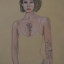 Mi Proyecto del curso: Ilustración con pastel y lápices de colores. Un progetto di Illustrazione tradizionale, Belle arti, Disegno a matita, Disegno, Disegno di ritratti, Disegno realistico e Disegno artistico di Patricia Rodriguez - 07.04.2022