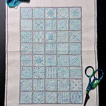 My project for course: Introduction to Blackwork Embroidery. Un proyecto de Bordado y Diseño textil de Martha Morales Hernandez - 08.04.2022