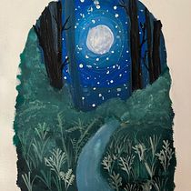 Mi Proyecto del curso: Pintura de paisajes atmosféricos con gouache. Projekt z dziedziny Trad, c, jna ilustracja,  Malarstwo i Malowanie gwaszami użytkownika ASHLEY SINGH - 08.04.2022