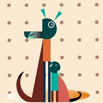 My project for course: Digital Illustration with Geometric Shapes for Beginners. Ilustração tradicional, Ilustração vetorial e Ilustração digital projeto de Veronica Lam - 08.04.2022