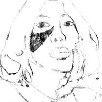 Tradigital portrait : final project. Traditional illustration, Digital Illustration, and Digital Painting project by Paloma Malagutti Pereira - 04.08.2022