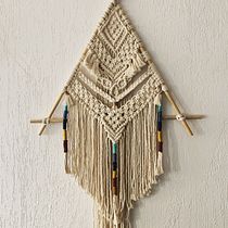 Mi Proyecto del curso: Introducción al tapiz de macramé. Un progetto di Design di accessori, Artigianato, Fiber Art, Macramè e Textile Design di marquezligia - 08.04.2022