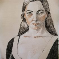 Mi Proyecto del curso: Dibujo de retrato clásico: el método del Renacimiento. Fine Arts, Sketching, Drawing, Portrait Drawing, Realistic Drawing, and Artistic Drawing project by Luis SAENZ - 04.08.2022
