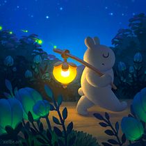 My project for course: Atmospheric Scenes in Procreate: Paint with Color and Light. Ilustração tradicional e Ilustração digital projeto de Marina Gureeva - 07.04.2022