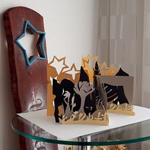 Mein Kursprojekt: Papierschneidetechniken für Storytelling - Die Sternentaler nach einem Märchen der Gebrüder Grimm. Un proyecto de Ilustración tradicional, Artesanía, Papercraft, Stor, telling, DIY y Narrativa de uteunddasskizzenbuch - 09.04.2022