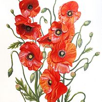 My project for course: Botanical Painting with Acrylic. Traditional illustration, Painting, Acr, lic Painting, and Botanical Illustration project by Maria Elena Vincitorio - 04.26.2020
