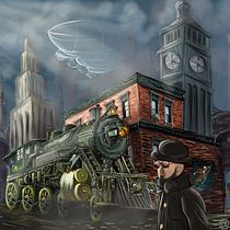 Mi Proyecto del curso: Creación y pintura de escenarios fantásticos en Photoshop . Traditional illustration, Drawing, Digital Illustration, Concept Art, and Digital Painting project by lorea.escuin - 04.08.2022