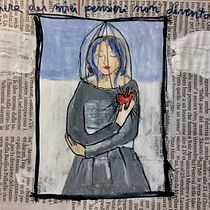 Prigioniera dei miei pensieri non divento cielo. Un projet de Design , Illustration traditionnelle, Créativité , et Carnet de croquis de Samuela Barbieri - 09.04.2022