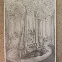 My project for course: Surrealist Illustration Inspired by Nature. Traditional illustration, Pencil Drawing, Drawing, Artistic Drawing, Naturalistic Illustration, and Colored Pencil Drawing project by cmckissock - 04.10.2022