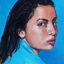 Mi Proyecto del curso: Retrato expresivo al óleo: explora la técnica alla prima. Un projet de Beaux Arts, Peinture , et Peinture à l'huile de Darío Hernández Crespo - 10.04.2022