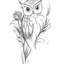 My project for course: Blackwork Tattoo Techniques with Fine Lines. Un progetto di Design di tatuaggi di glamink305 - 10.04.2022