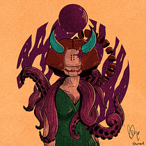 Ilustração retrô - Arthur Barbosa. Traditional illustration, Drawing, Digital Illustration & Ink Illustration project by Arthur Barbosa - 04.09.2022