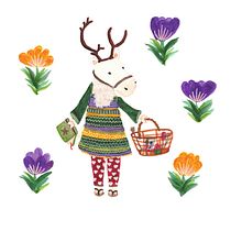 My project for course: Delicate Watercolors for Narrative Illustration. Un projet de Illustration traditionnelle, Aquarelle et Illustration jeunesse de isabelb - 10.04.2022