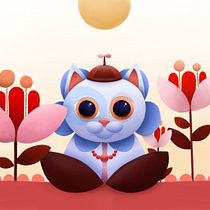 Mon projet du cours : Techniques et styles d'illustration avec Procreate. Ilustração tradicional, Ilustração digital, e Desenho digital projeto de Camille Charlier - 10.04.2022