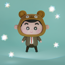 My project for course: Kawaii Character Creation in 3D with Blender  Ein Projekt aus dem Bereich Traditionelle Illustration, Design von Figuren, Digitale Illustration, 3-D-Modellierung und Manga von Alex Brownell - 23.03.2022