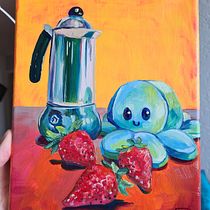 Mon projet du cours : Techniques de peinture contemporaine à l'huile Ein Projekt aus dem Bereich Bildende Künste, Malerei und Ölmalerei von jeanneroi42 - 10.04.2022