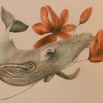 Mi Proyecto del curso: Ilustración surrealista inspirada en la naturaleza. Traditional illustration, Pencil Drawing, Drawing, Artistic Drawing, Naturalistic Illustration, and Colored Pencil Drawing project by ilari_bra - 04.11.2022