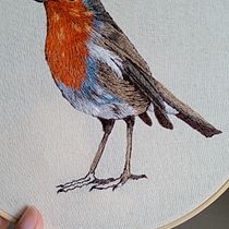 Meu projeto do curso: Pintar com linha: técnicas de ilustração têxtil. Ilustração tradicional, Bordado, e Design têxtil projeto de agiovanawecker - 22.03.2022