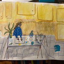 My project for course: Exploratory Sketchbook: Find Your Drawing Style. Un proyecto de Ilustración tradicional, Bocetado, Creatividad, Dibujo, Pintura a la acuarela, Sketchbook y Pintura gouache de beatrixyoga - 11.04.2022
