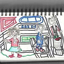 FROM WORK TO HOME Ein Projekt aus dem Bereich Traditionelle Illustration, Skizzenentwurf, Kreativität, Zeichnung und Sketchbook von osvgandoy - 11.04.2022