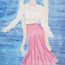 Meu projeto do curso:  Técnicas criativas para ilustração de moda. Un projet de Illustration traditionnelle , et Collage de contatomichellemignac - 24.06.2022